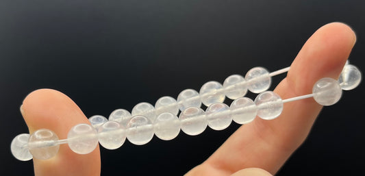 Rainbow Moonstone Smooth Gemstone Bracelet 8mm AAA Grade