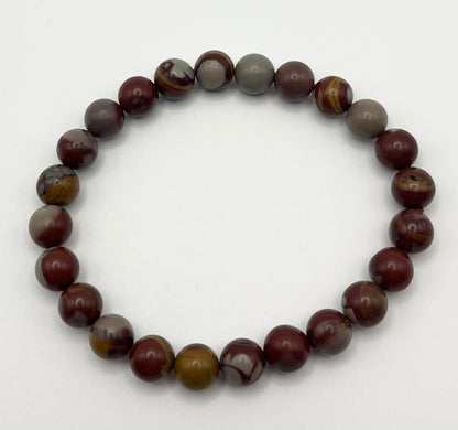 Australian Noreena Jasper Smooth Gemstone Bracelet 8mm