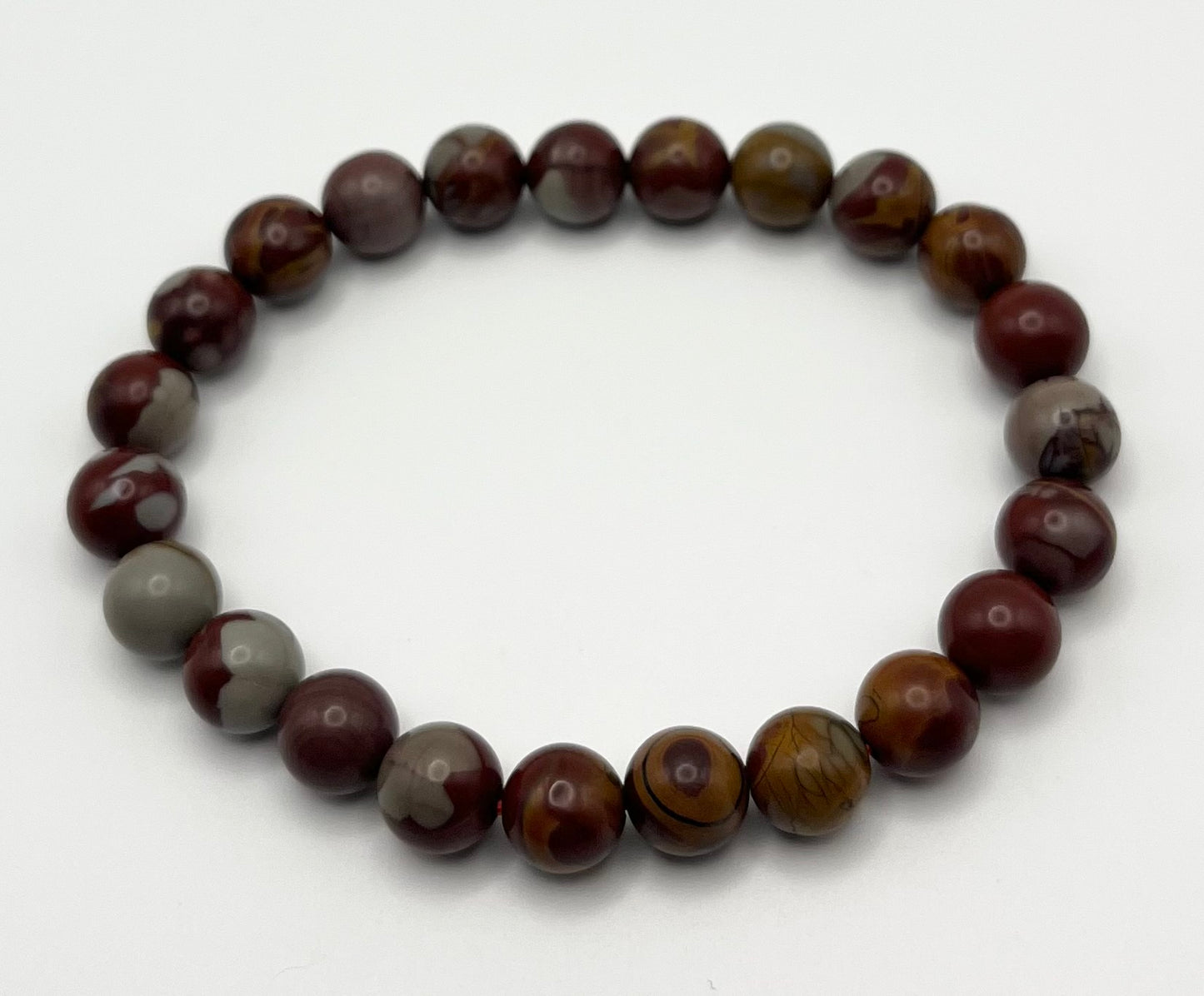 Australian Noreena Jasper Smooth Gemstone Bracelet 8mm